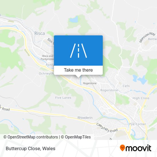 Buttercup Close map