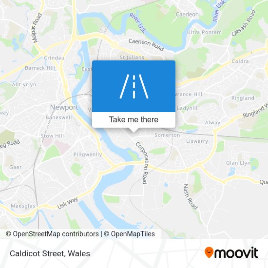 Caldicot Street map