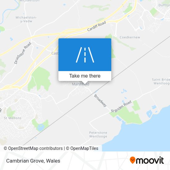Cambrian Grove map