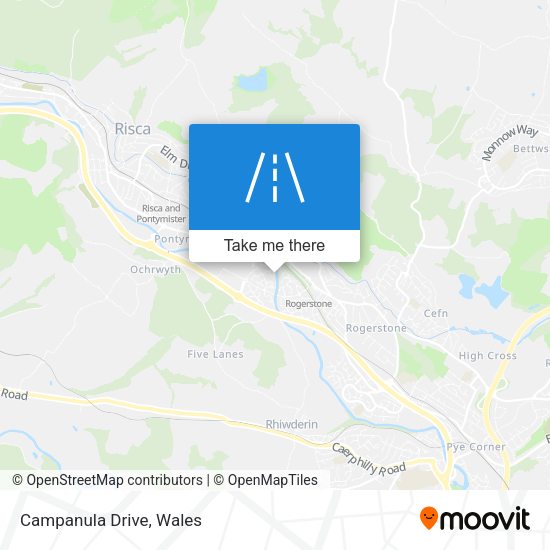 Campanula Drive map