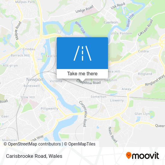 Carisbrooke Road map