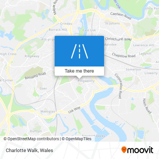 Charlotte Walk map