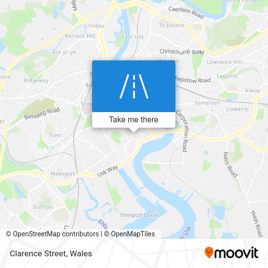 Clarence Street map