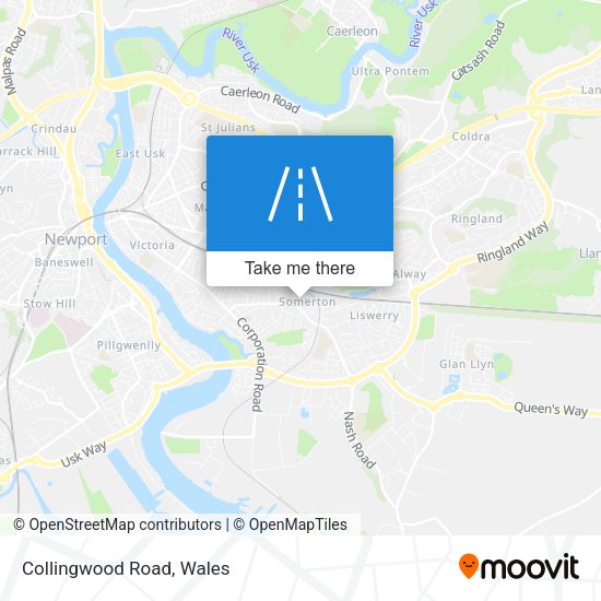 Collingwood Road map