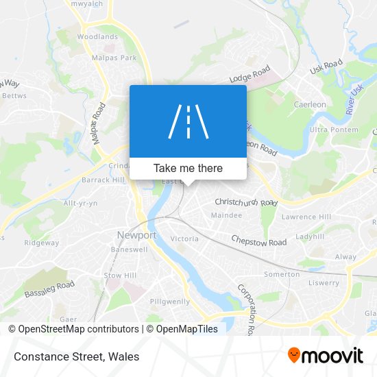 Constance Street map