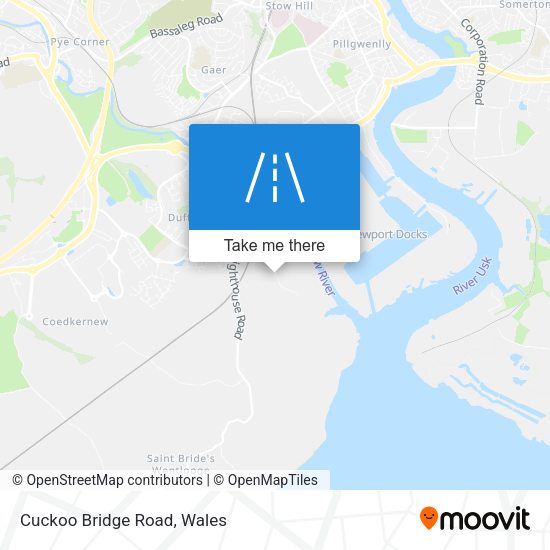 Cuckoo Bridge Road map