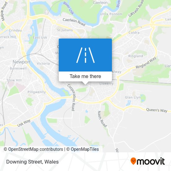 Downing Street map