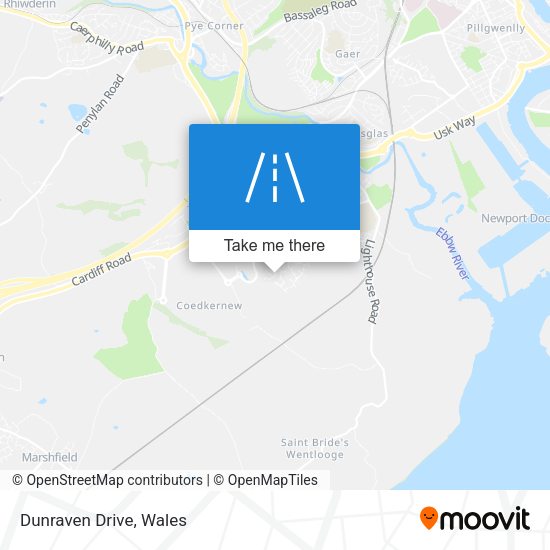 Dunraven Drive map