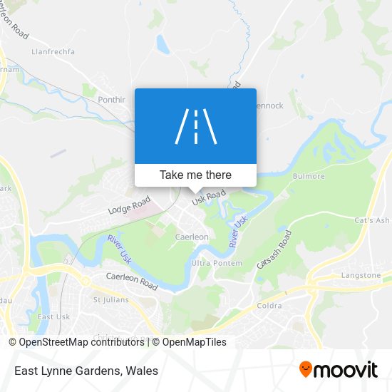 East Lynne Gardens map