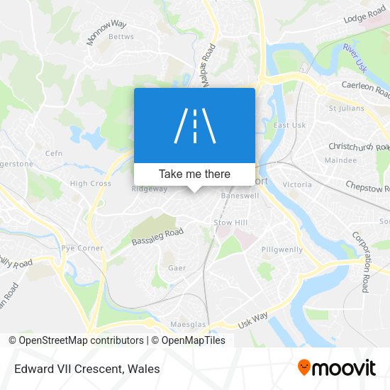 Edward VII Crescent map