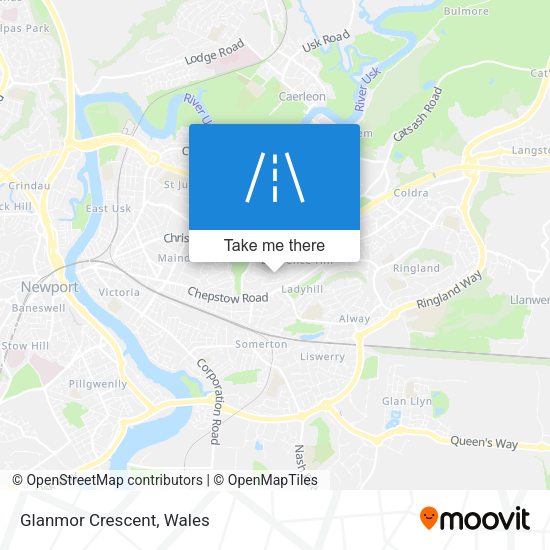 Glanmor Crescent map