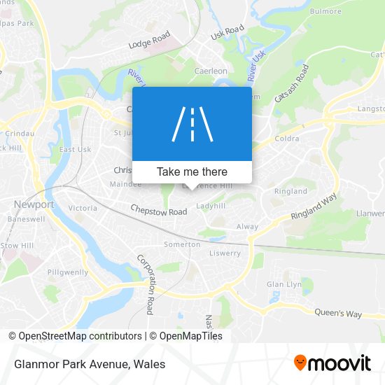 Glanmor Park Avenue map