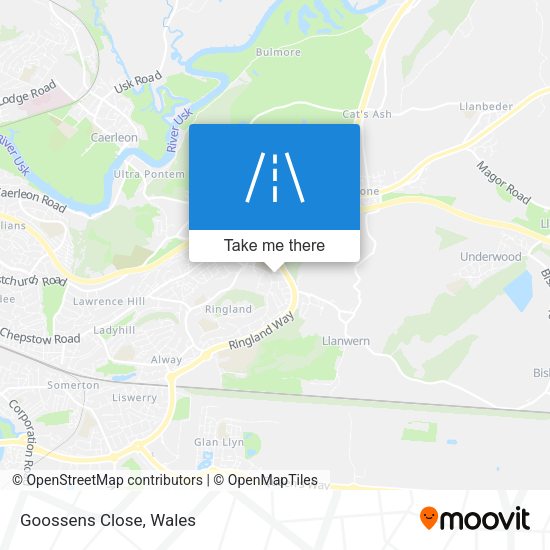 Goossens Close map