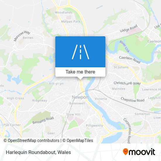 Harlequin Roundabout map