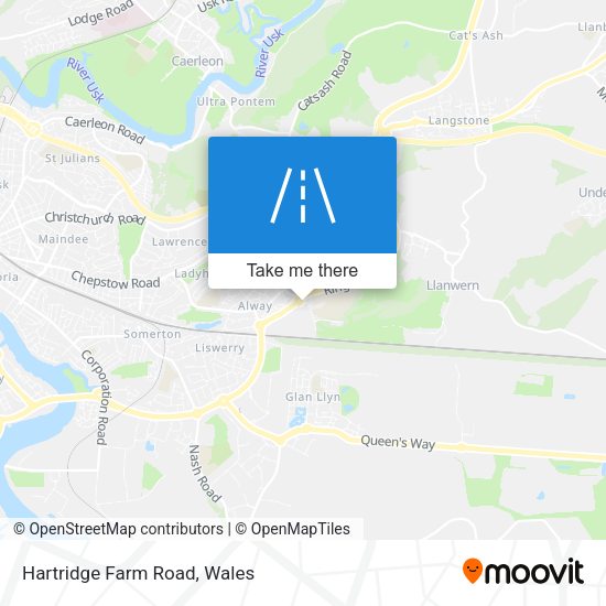 Hartridge Farm Road map