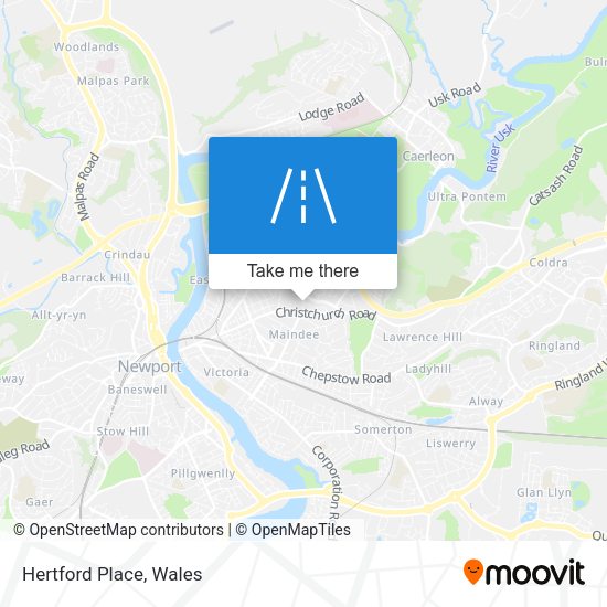 Hertford Place map