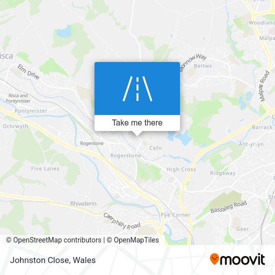 Johnston Close map