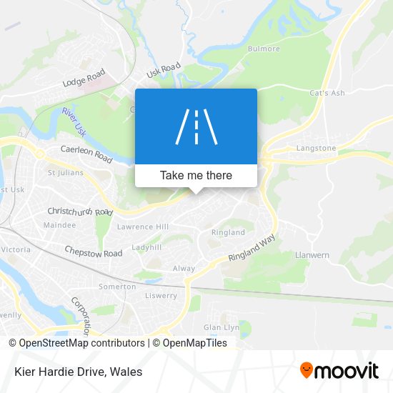 Kier Hardie Drive map
