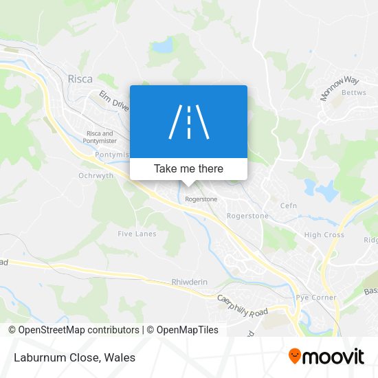 Laburnum Close map