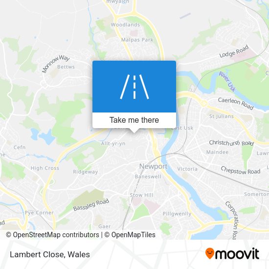 Lambert Close map