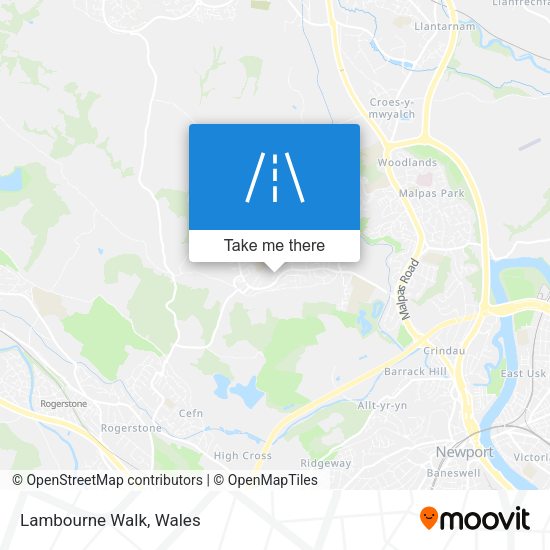 Lambourne Walk map