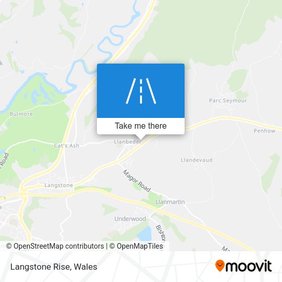Langstone Rise map