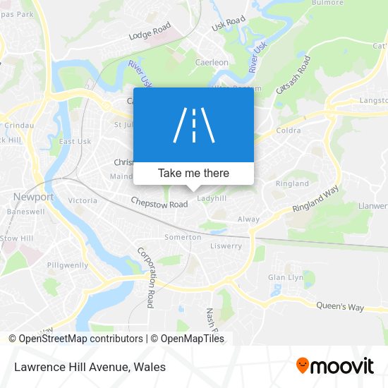 Lawrence Hill Avenue map