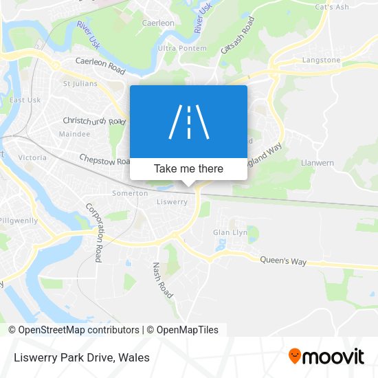 Liswerry Park Drive map