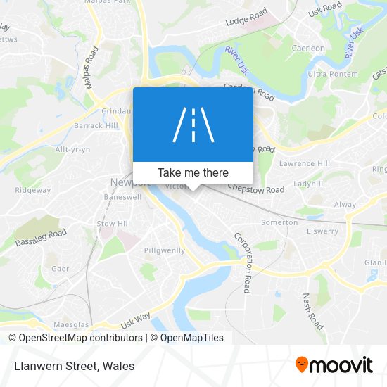 Llanwern Street map