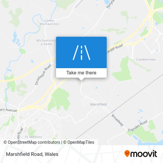 Marshfield Road map