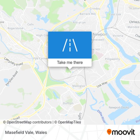 Masefield Vale map