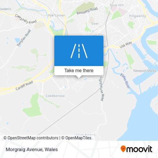 Morgraig Avenue map