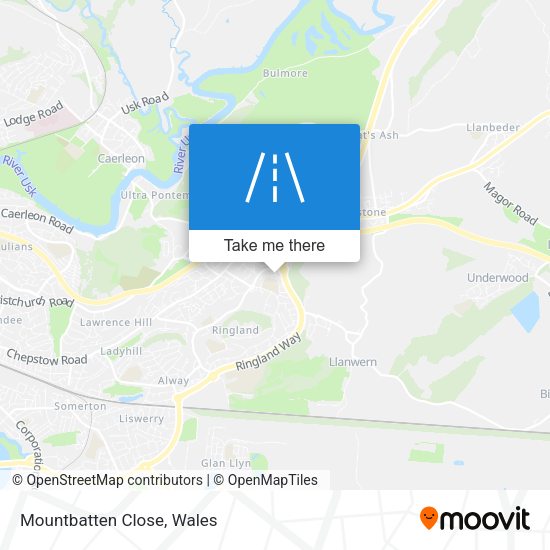 Mountbatten Close map