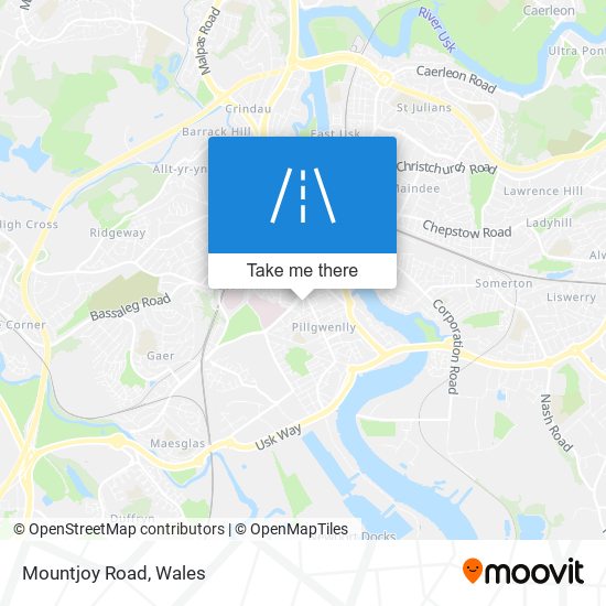 Mountjoy Road map