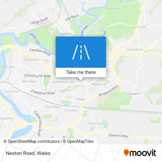 Neston Road map