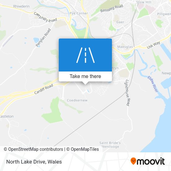 North Lake Drive map