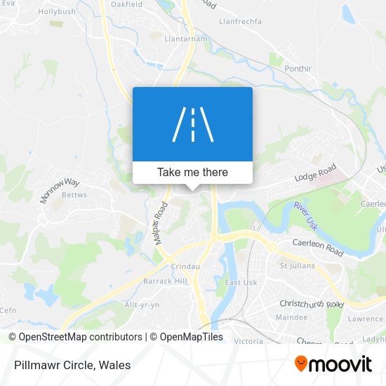 Pillmawr Circle map