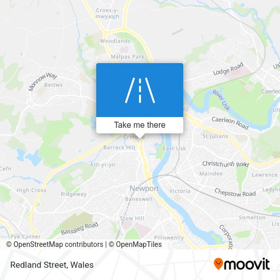 Redland Street map