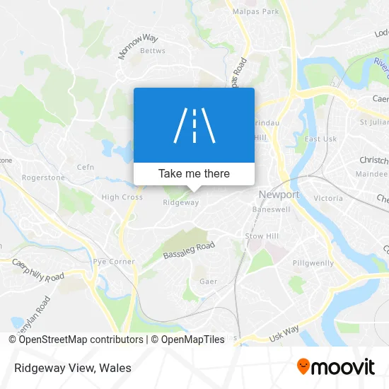 Ridgeway View map