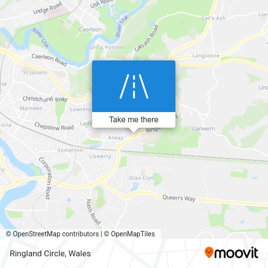 Ringland Circle map