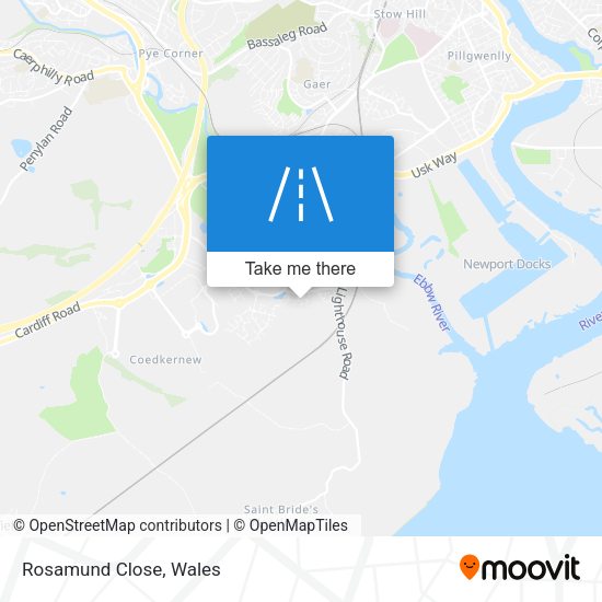 Rosamund Close map