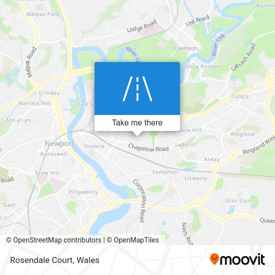 Rosendale Court map