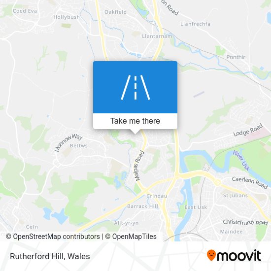 Rutherford Hill map