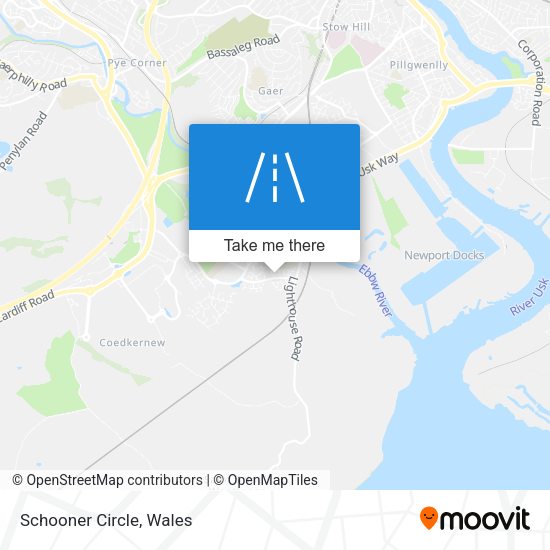 Schooner Circle map