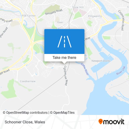 Schooner Close map