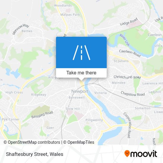 Shaftesbury Street map