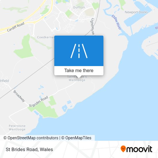 St Brides Road map