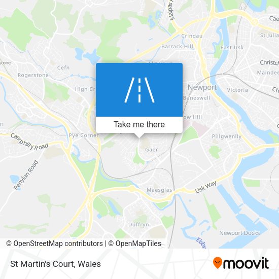 St Martin's Court map