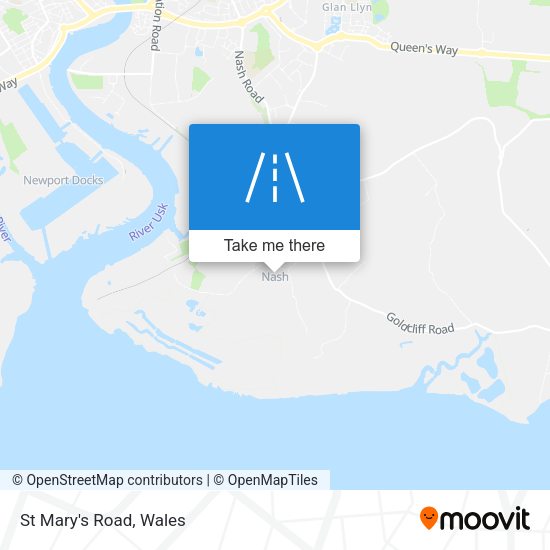St Mary's Road map