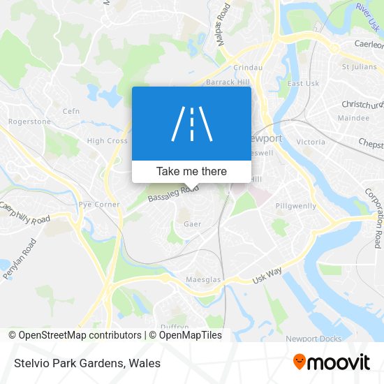 Stelvio Park Gardens map